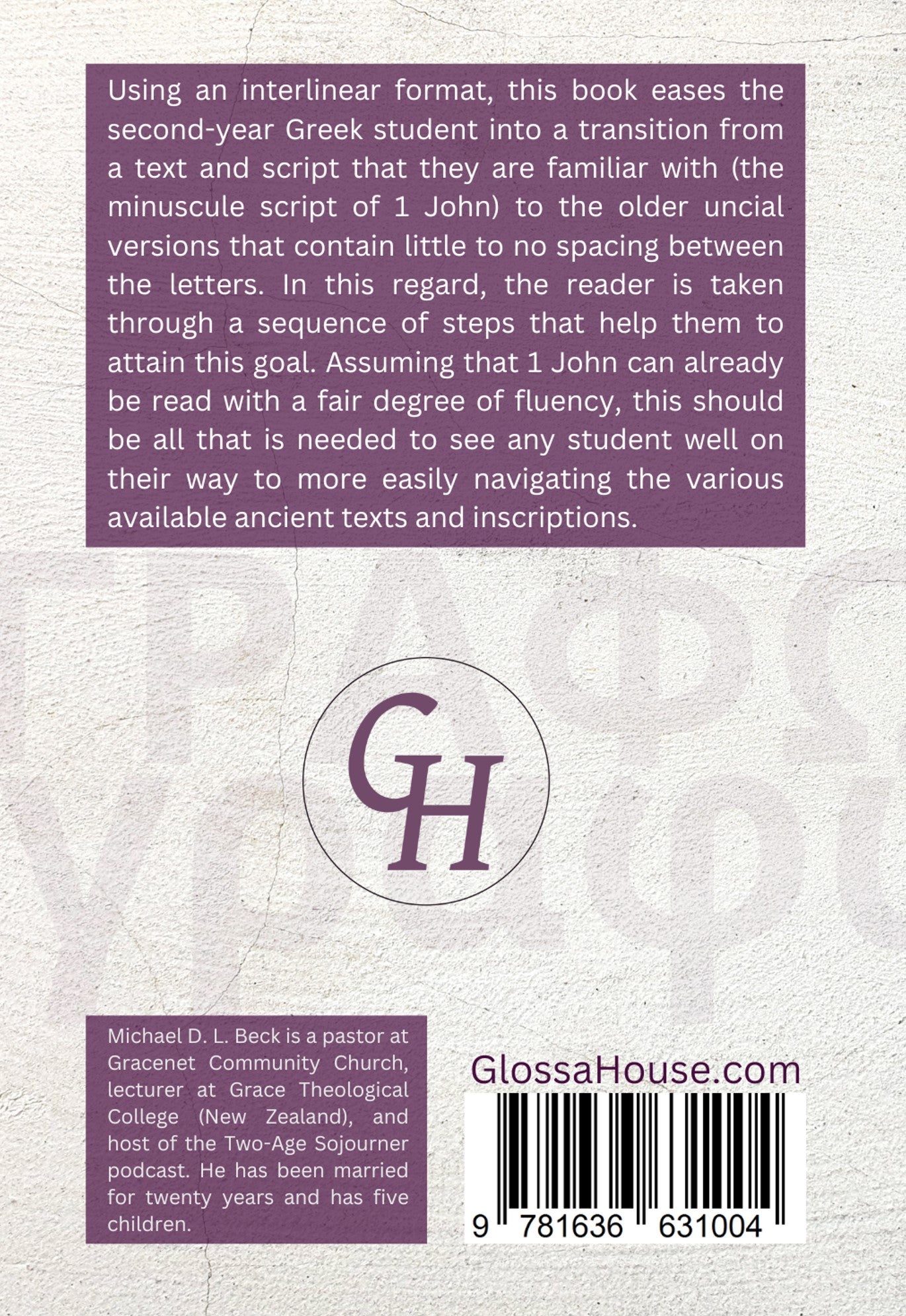 1 John: A Greek Uncial-Miniscule Reader