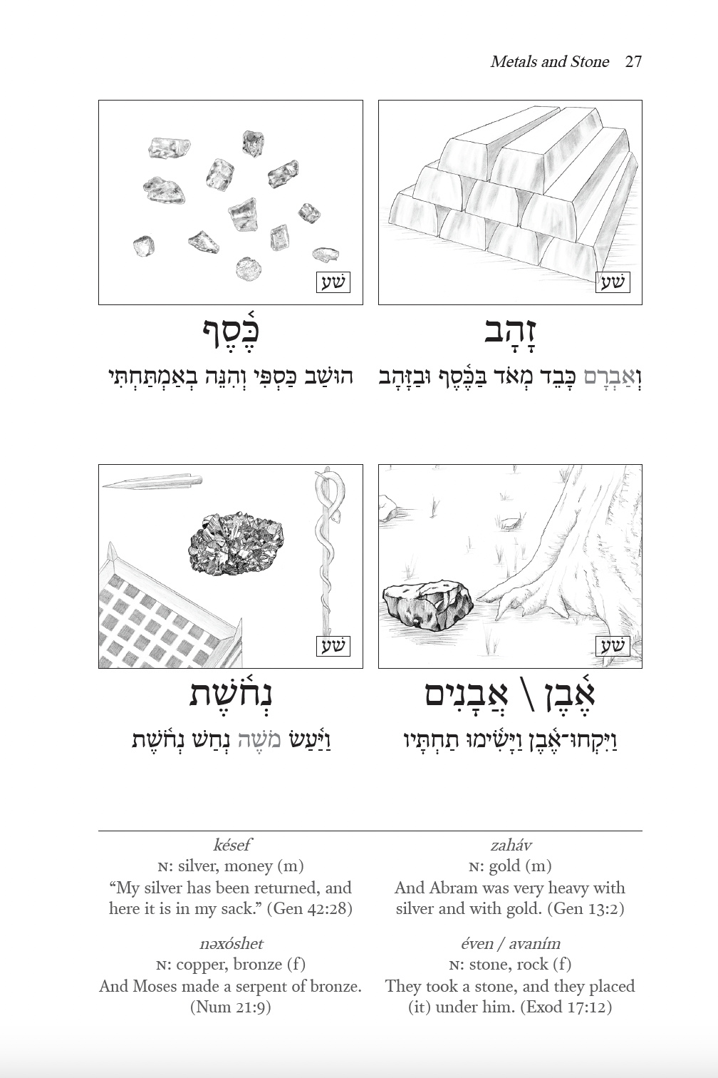 According to their Kinds: A Biblical Hebrew Picture Dictionary