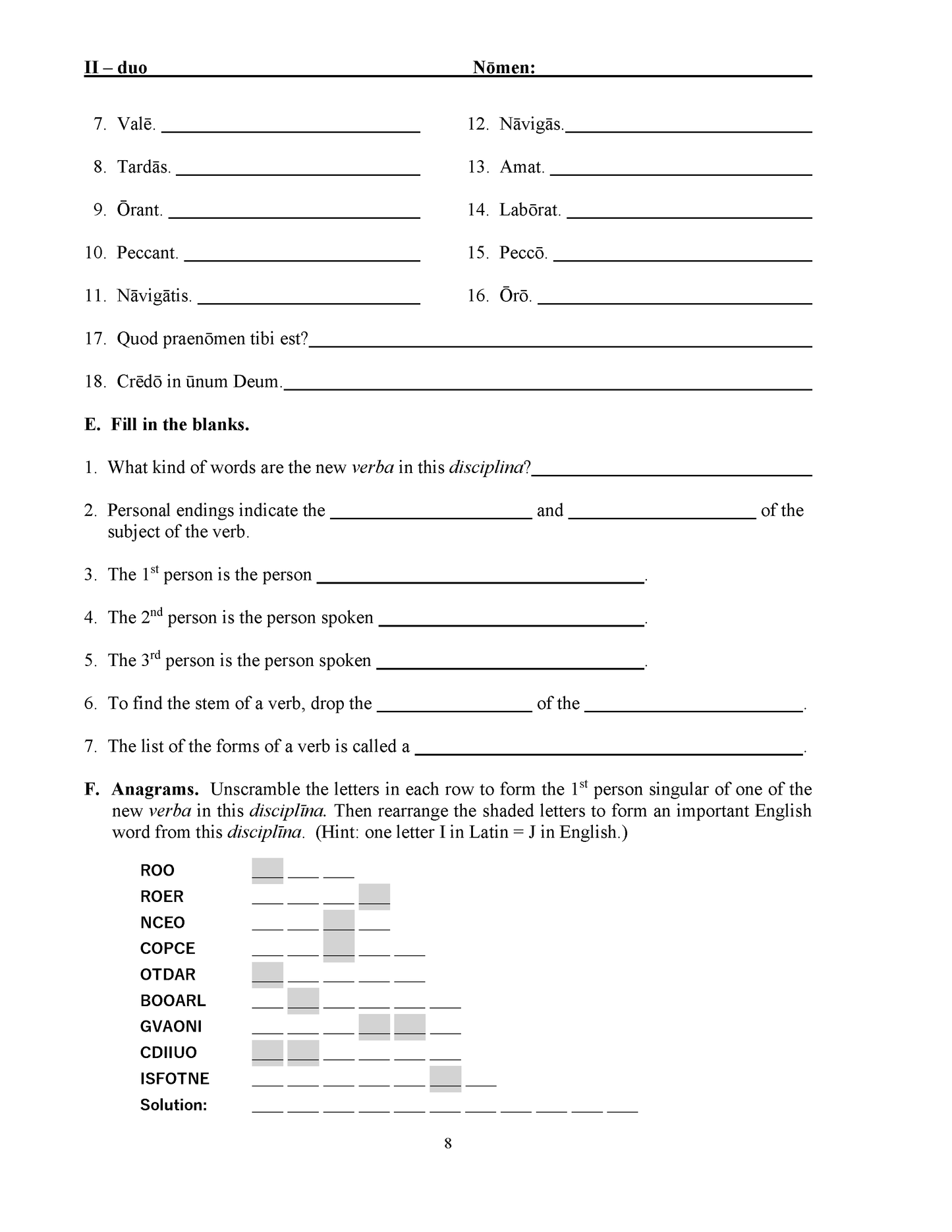 Schola Latina (Book 1): A Two-Year Interactive Latin Curriculum