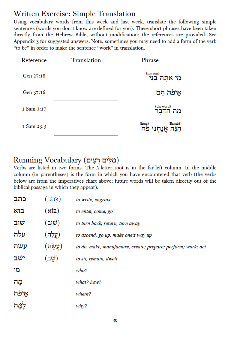 Biblical Hebrew: An Interactive Approach, REVISED and EXPANDED Edition
