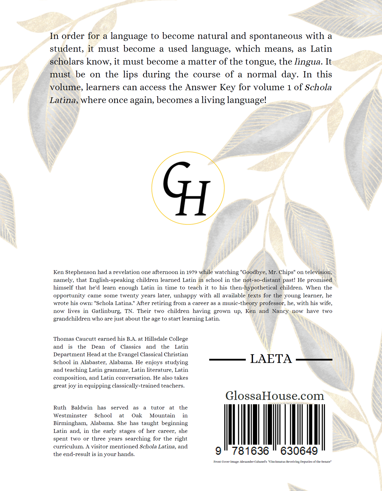 Schola Latina (Key 1): A Two-Year Interactive Latin Curriculum