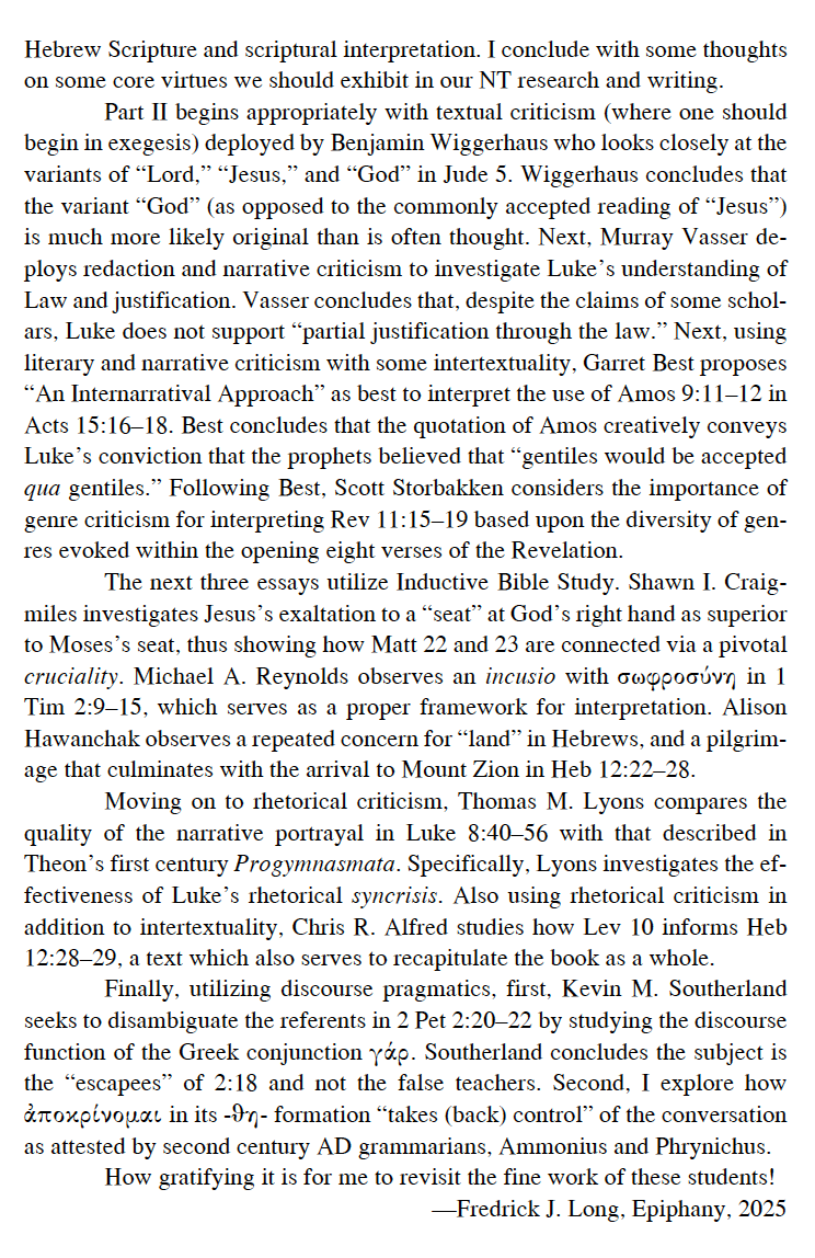 Essays Exploring New Testament Texts: Biblical Research Methods Applied