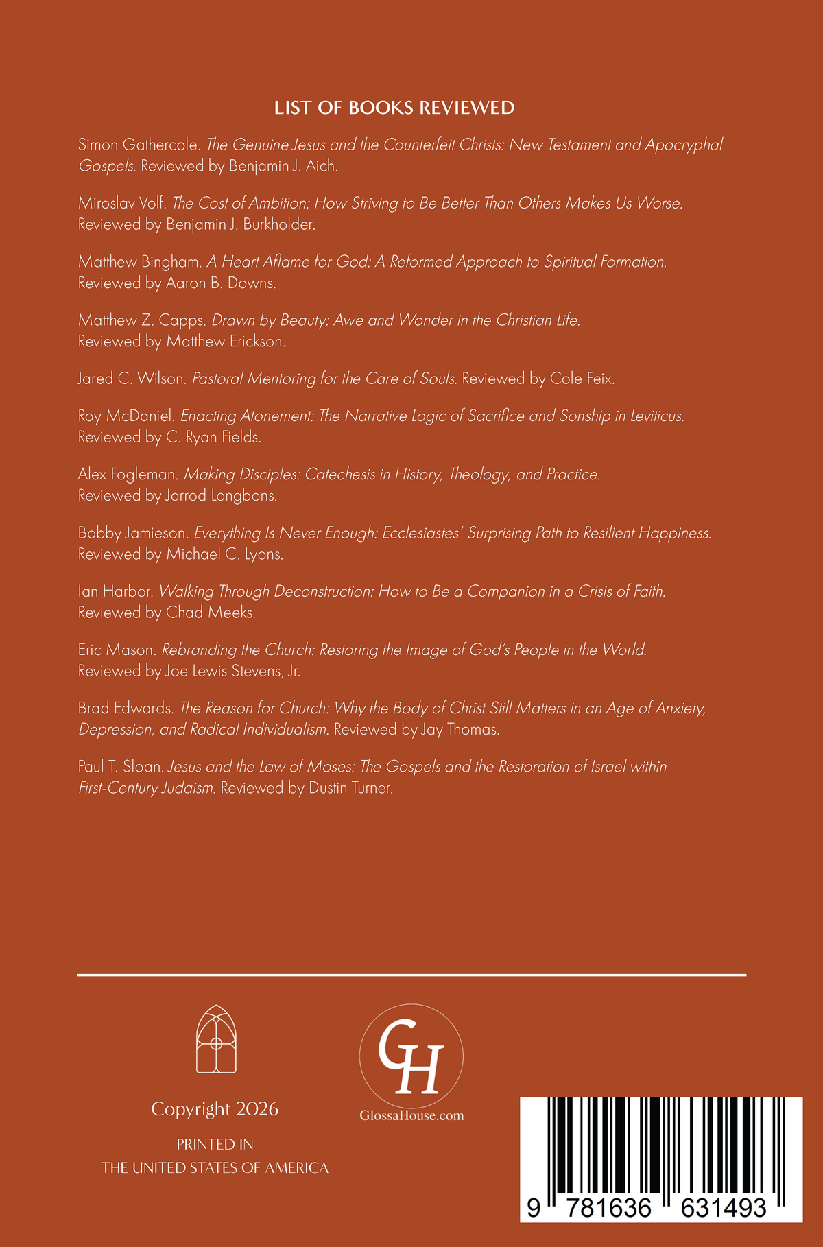 Center for Pastor Theologians Journal Vol. 13.2: Essays on a Theology of the Spirit