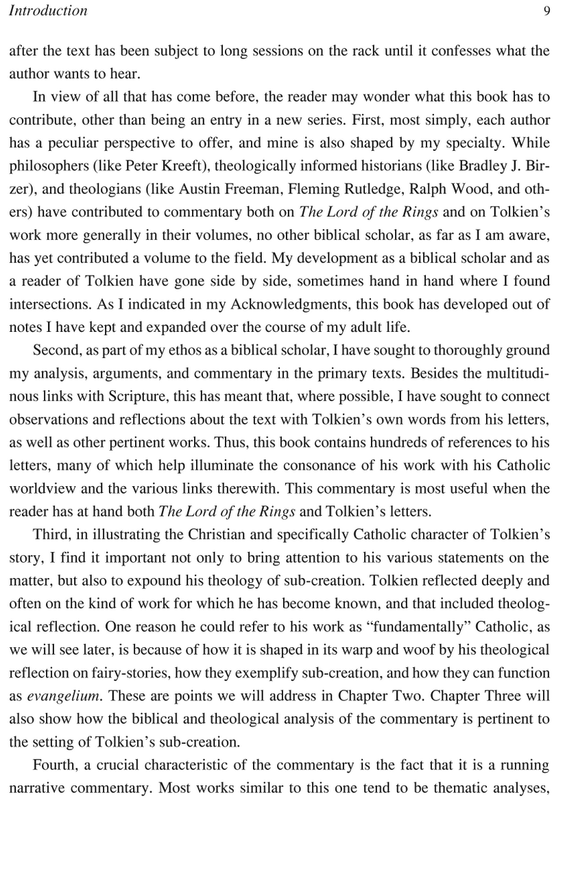 The Lord of Heaven and Middle-Earth: A Commentary on Tolkien’s Theological-Ethical Framework in The Lord of the Rings