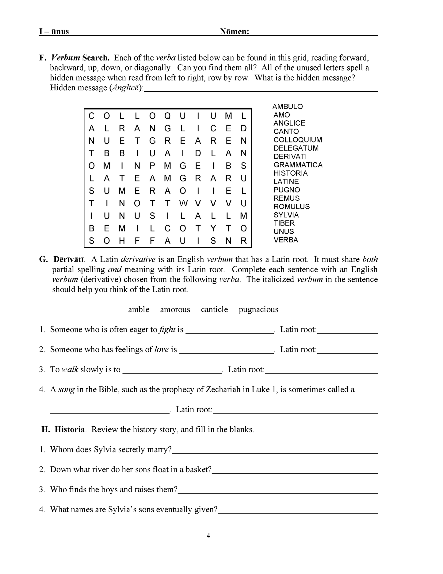 Schola Latina (Book 1): A Two-Year Interactive Latin Curriculum