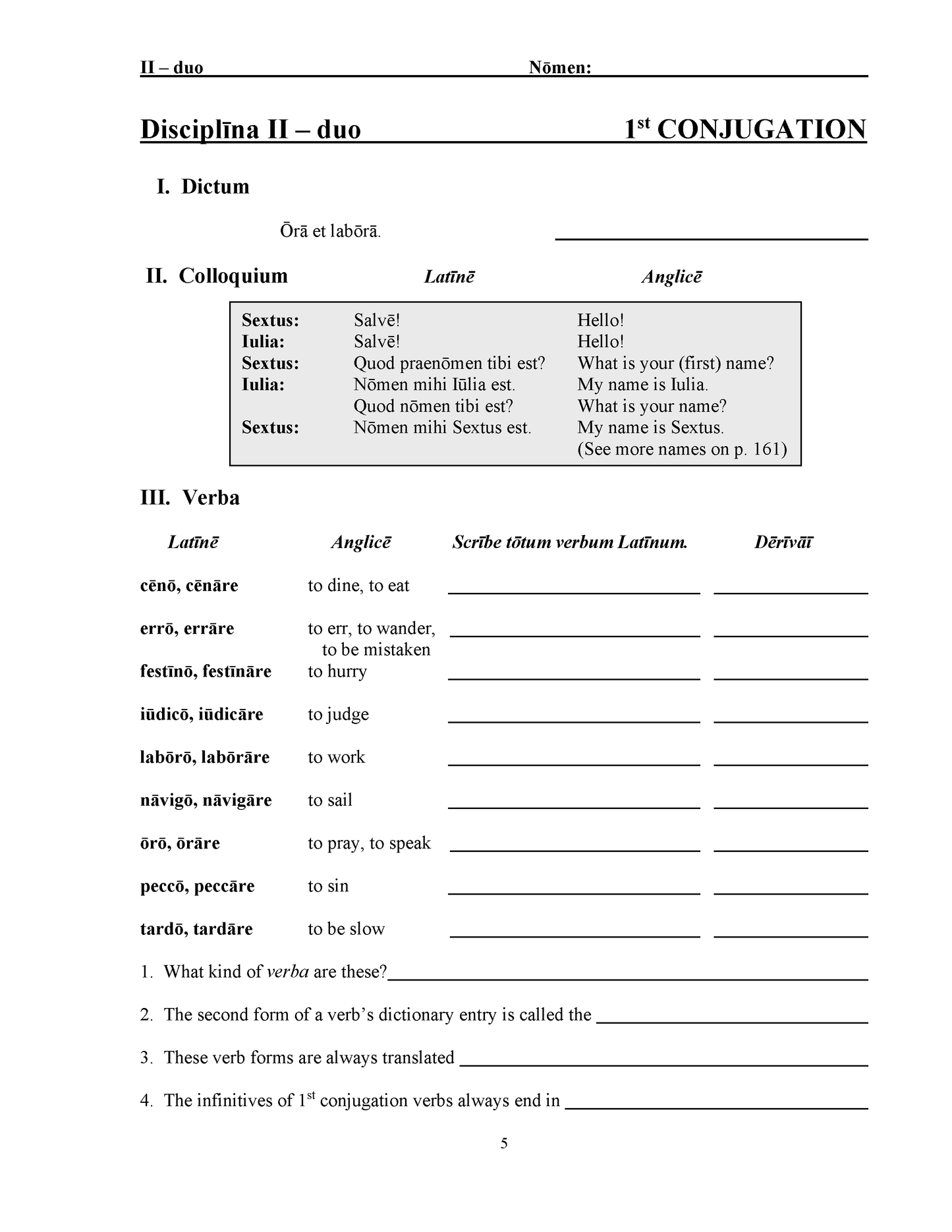 Schola Latina (Book 1): A Two-Year Interactive Latin Curriculum