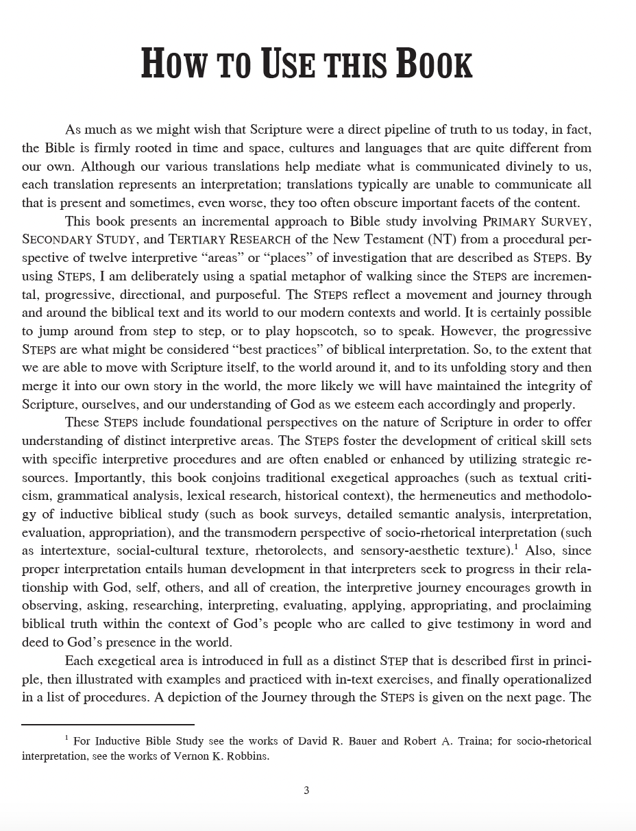 In Step with God's Word: Interpreting the New Testament with God's People