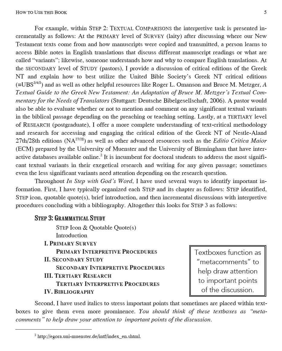 In Step with God's Word: Interpreting the New Testament with God's People