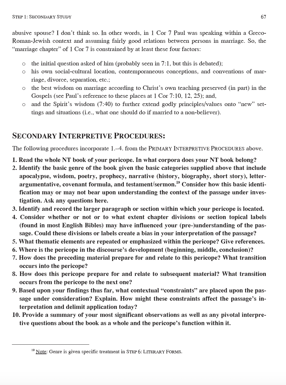 In Step with God's Word: Interpreting the New Testament with God's People