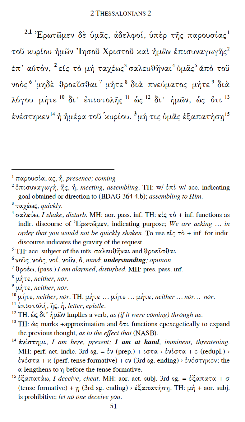 1–2 Thessalonians: A Beginning-Intermediate Greek Reader (with a Translation)