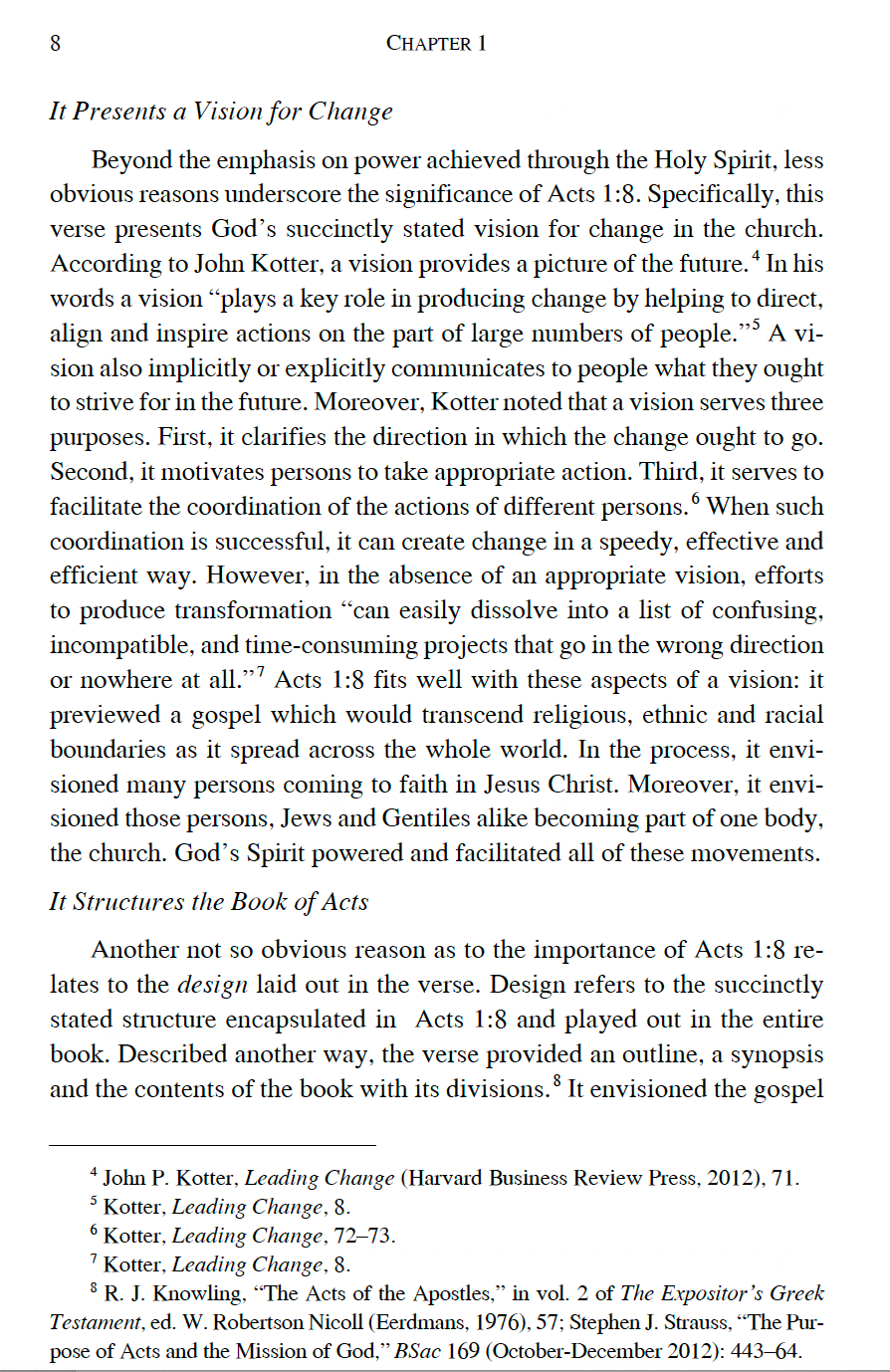 The Spirit of Change: Perspectives on the Changing Church in the Book of Acts by Anthony J. Headley