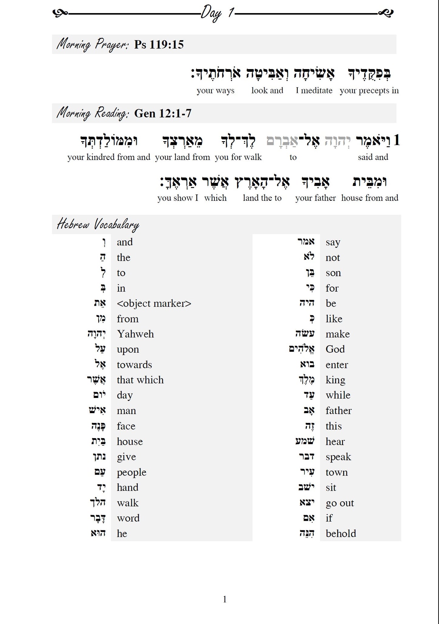 Abraham-Isaac: Daily Devotions in the Biblical Languages