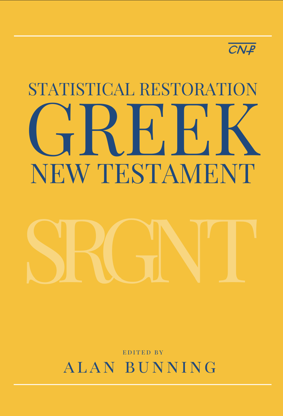 Statistical Restoration Greek New Testament (SRGNT)